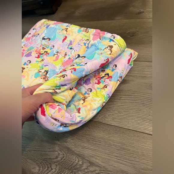 RARE Bamboo Bliss Jumbo Disney Princess Big Girl Bed Quilt Blanket Approx 80x65 - Picture 3 of 8